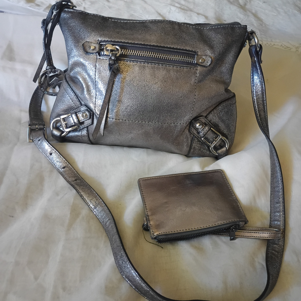 Michael Kors Collection Metallic Crossbody Handbag
